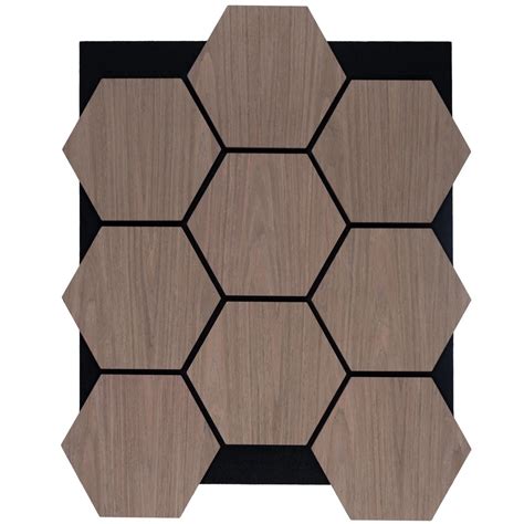 Acoustic Wall Hexagon Panels 570mm x 700mm .